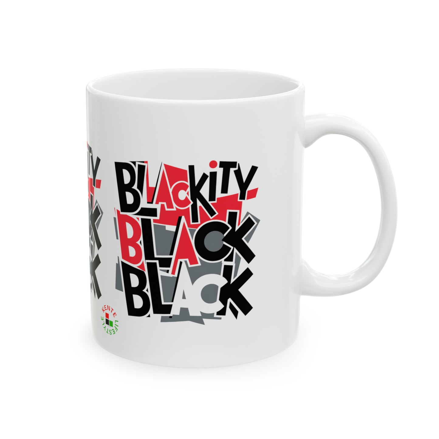"Blackity, Black Black" - Ceramic Mug 11oz
