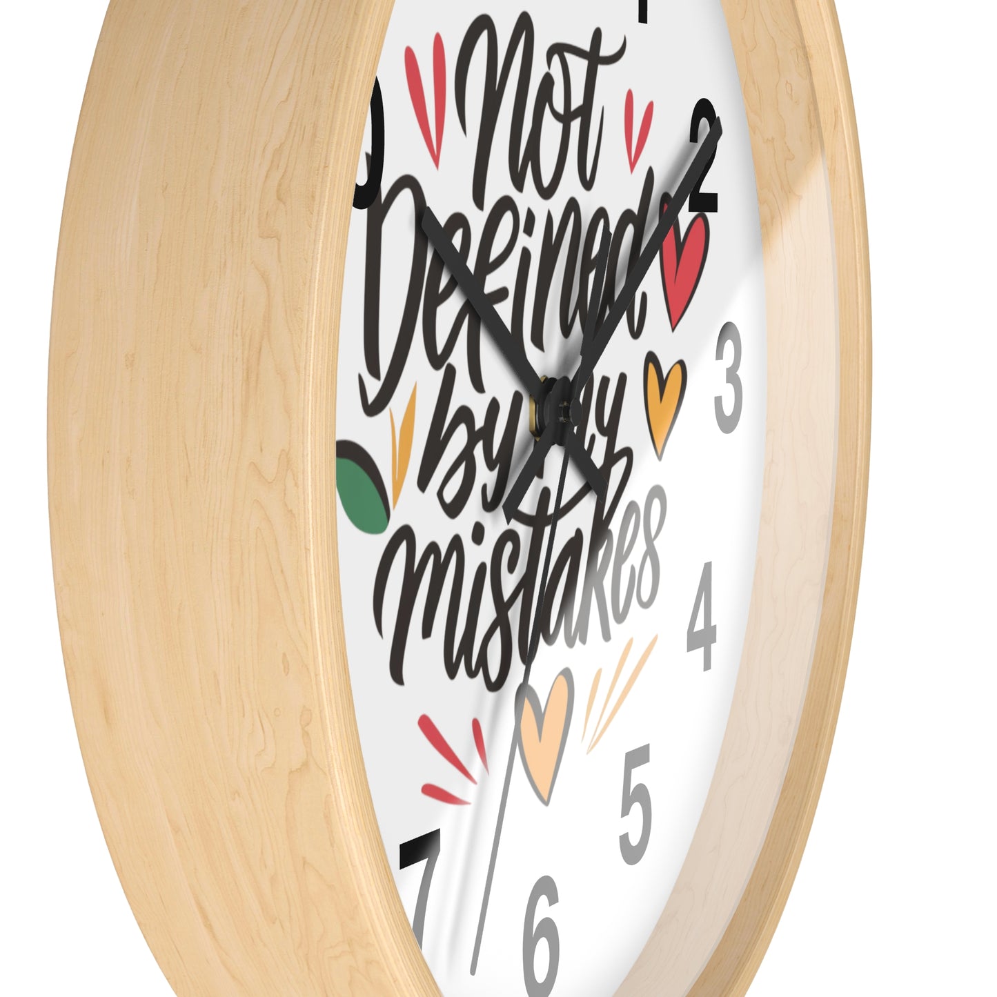 "Not Defined By My Mistakes"  Wall Clock