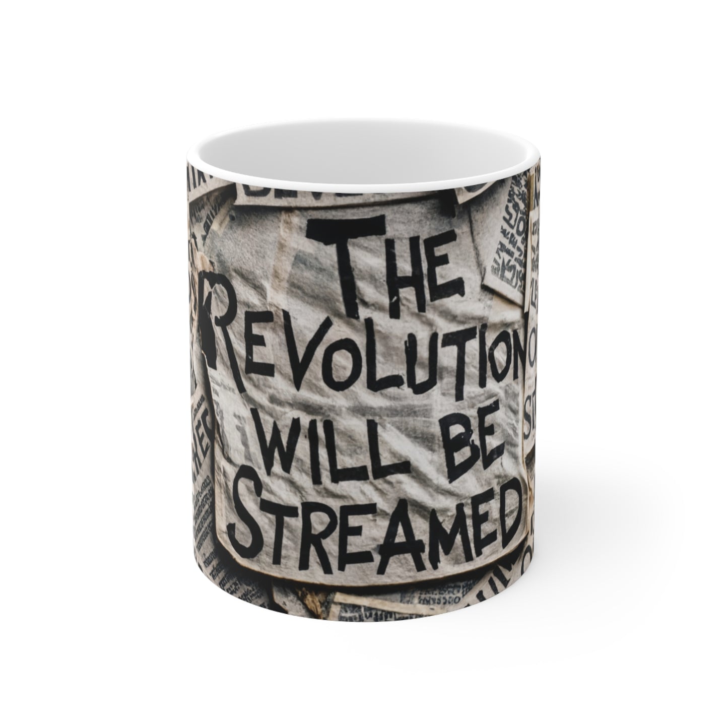 "The Revolution will be Streamed" - Ceramic Mug 11oz