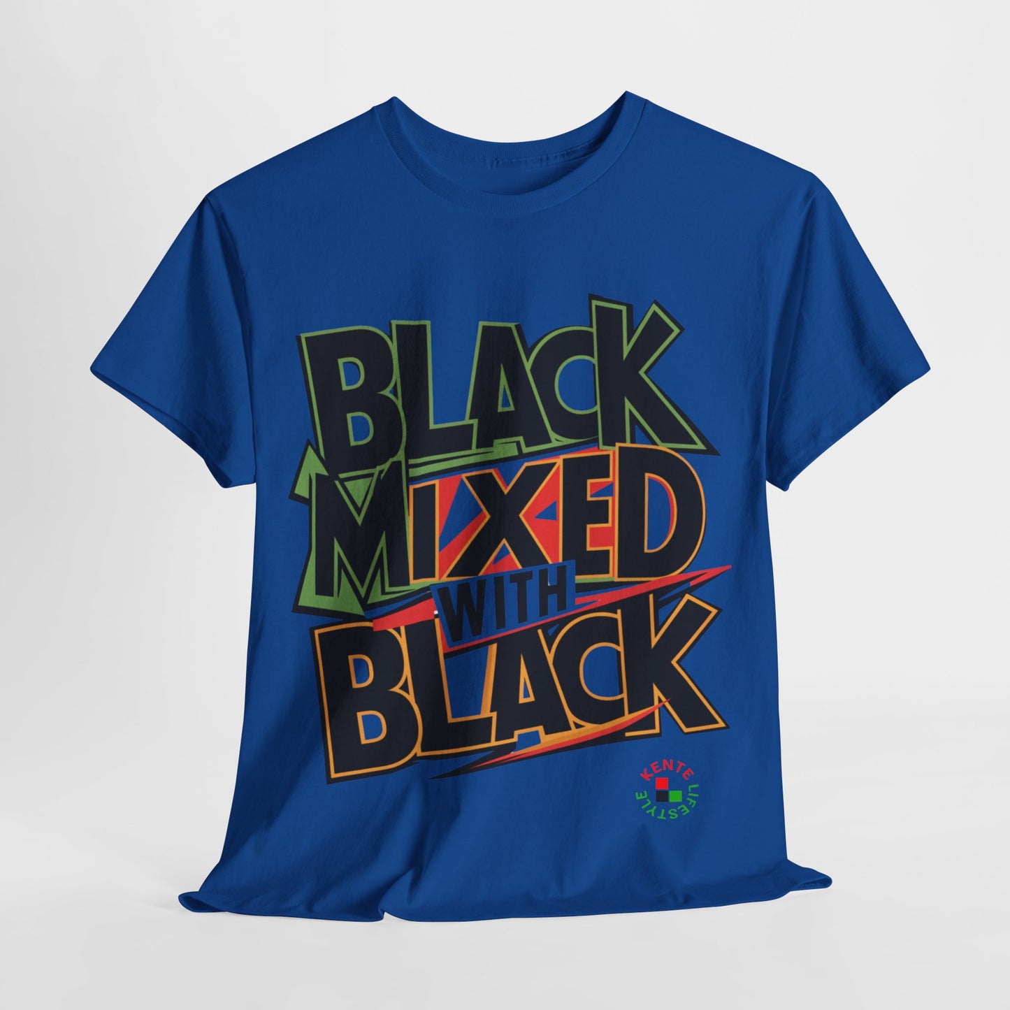 "Black Mixed with Black" -- T-shirt